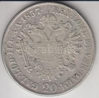 Ausztria 1837A 20Kr Ag "II. József" T:2-
Austria 1837A 20 Kreuzer Ag "Joseph II"...