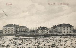 Sopron, honvéd laktanya (Rb)