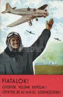 Magyar Repülő Szövetség / Hungarian aircraft propaganda, youth recruition