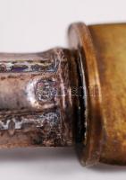 1872-1922 6db réz villa és kés 800-as tisztaságú, bécsi jelzéssel ellátott ezüst (Ag) nyéllel / 
Bra...