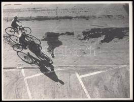 1968 Kovács László: Kora reggel; vintage fotó, 17x23 cm