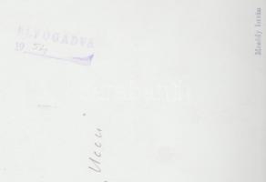 Cca 1954 Meződy István: Uccu; vintage kép, 24x18 cm