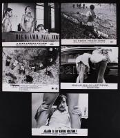 Cca 1950-1970 - 11 db erotikus filmjelenetről készült mozikép 18x24 cm