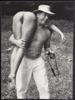 Cca 1970-1980 Ismeretlen szerző erotikus felvétele; 20x15 cm