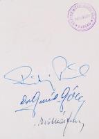 cca 1950-1960 Szabó Lajos: Koppan az eső, vintage fotóművészeti alkotás, pecséttel jelezve, 24x30 cm