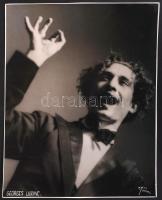 Cca 1930-1940 Forrai Fotó vintage alkotása Georges Lorinc-ről, 30x24 cm