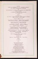 1926 Szállodások nemzetközi egyesülete díszebéd menükártya magyar-német-latin / Menu card of the Hot...