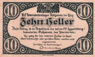 Ausztria/Katzenau/ internálótábor I. világháború 10H T:I