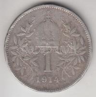 Ausztria 1914. 1K Ag T:3
Austria 1914. 1 Corona Ag C:F