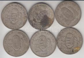 1926-1939. 1P Ag (6x) T:2-3