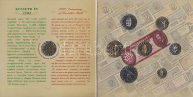 2002. 1Ft-100Ft 8klf db, szettben, benne 100Ft "Kossuth Lajos" T:BU