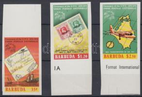 UPU Centenary margin imperforate set, 100 éves az UPU ívszéli vágott sor