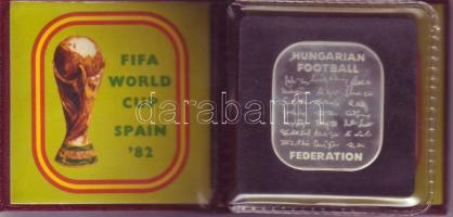 1982. "FIFA-Spanyolország" Ag 35g T:PP Csak 3000db dísztokban, tanúsítvánnyal RR!!