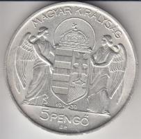 1939. 5P Ag "Horthy-balra" T:2