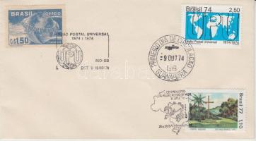 1974 100 éves az UPU Mi 1453 FDC