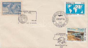 1974 100 éves az UPU Mi 1453 FDC