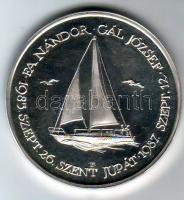 1987. "Székesfehérvári éremgyűjtők - Szt. Jupát Vitorláshajók" fém T:PP