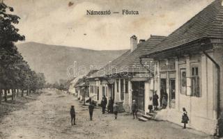 Námesztó, Főutca, Araszila Flórián üzlete / Main street, shop (EB)