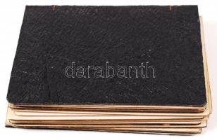 cca 1920-1930 22 db érdekes fényképet tartalmazó fotóalbum, benne városképek, különböző felvonulások...