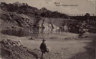 Nyitra, Zobori kőbánya, halastó / mine, lake (small tear)
