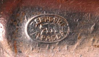 Antik alpakka evőeszközök, jelzettek, összesen: 9 db