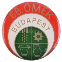~1975. "68. OMÉK (Országos Mezőgazdasági és Élelmiszeripari Kiálltás) Budapest" emlékplakett (68mm) dísztokban T:2