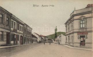 Zdice, Husova trida / Hus street, Vaclav Vitek's shop