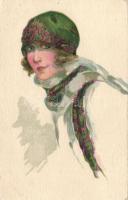 Italian art postcard, Corbella style