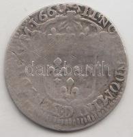 Franciaország 1660. 1/12E (10S) Ag "XIV. Lajos" (1.85g) T:3
France 1660. 1/12 Ecu (10 Sol)...