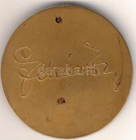 cca 1950-es évek "Lehár" nagyalakú Br plakett. Szign:Gerhart T:2