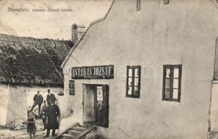 Olaszfalu, Istenes József üzlete (ázott / wet damage)