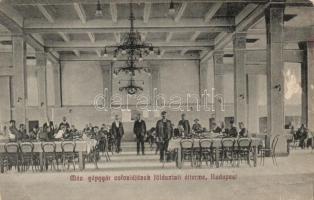 Budapest VIII. MÁV Gépgyár coloniájának földszinti étterme (EB)