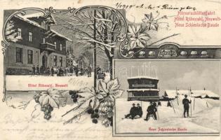 Novy Svet, Neuwelt; Hotel Rübezahl, Gustav Adolph's Neue Schlesische Baude; floral