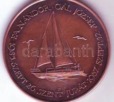 1987. "Székesfehérvári éremgyűjtők-Szt. Jupát vitorláshajók" Br T:BU