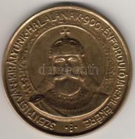 1938. "Szt. István király" nagyalakú Br plakett. Szign:Zs.Csiszér J. T:2