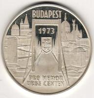 1973. "Buda-Pest-Óbuda" Ag 21g plakett T:PP