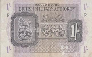 Nagy-Britannia / Brit katonai megszállás 1943. 1Sh T:III Great-Britain / British military authority 1943. 1 Shilling C:F