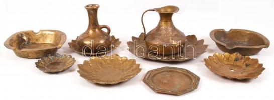 Réz tárgyak, összesen: 10 db