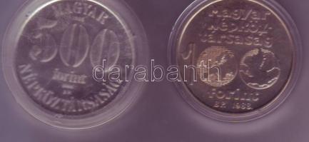 1988. "Labdarugó Európa-bajnokság" sor 500Ft + 100Ft Ag T:BU