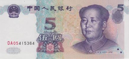 Kína 1945. 1000Y + 1999. 1Y + 5Y T:III,I China 1945. 1000 Yuan + 1999. 1 Yuan + 5 Yuan C:III,I