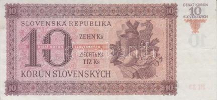 Szlovákia 1943. 10K T:III
Slovakia 1943. 10 Korun C:F