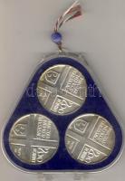 1976. "Festőművész I" sor 3klf 200Ft Ag, eredeti MNB plasztikcsomagolásban T:BU