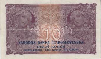 Csehszlovákia 1927. 10K T:III Czechoslovakia 1927. 10 Korun C:F