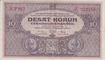 Csehszlovákia 1927. 10K T:III
Czechoslovakia 1927. 10 Korun C:F