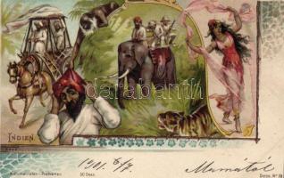 India 'Nationalitäten' series litho