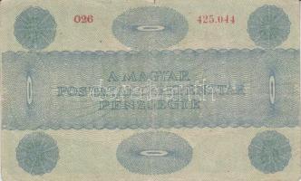 1919. 5K "Magyar Postatakarékpénztár" szükségpénze T:III/III-