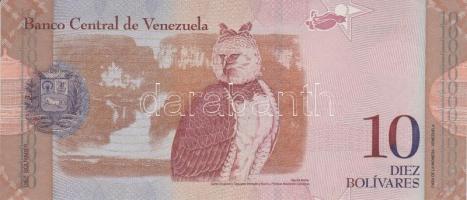 Venezuela 2007. 10B T:I- (3 apró tűlyuk)
Venezuela 2007. 10 Bolivares C:AU (3 small needle holes)