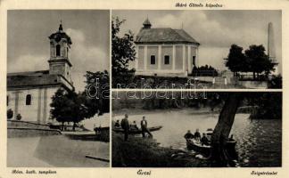 Ercsi Báró Eötvös kápolna, Római katolikus templom, sziget (fa)