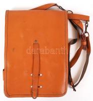 Bőr katonai térképtáska / map bag