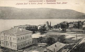 Herceg Novi, Castelnuovo, Hotel 'Boka', Wágner's advertisement on the back side